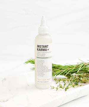 Instant Karma flash conditioning rinse that bonds, seals, and recharges hair.